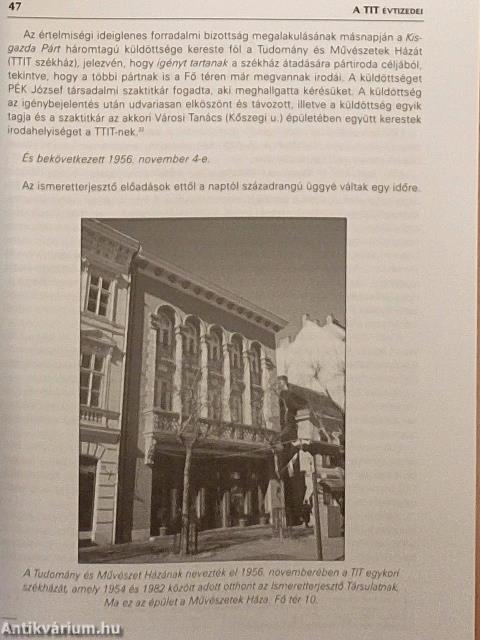 A Vas megyei TIT története