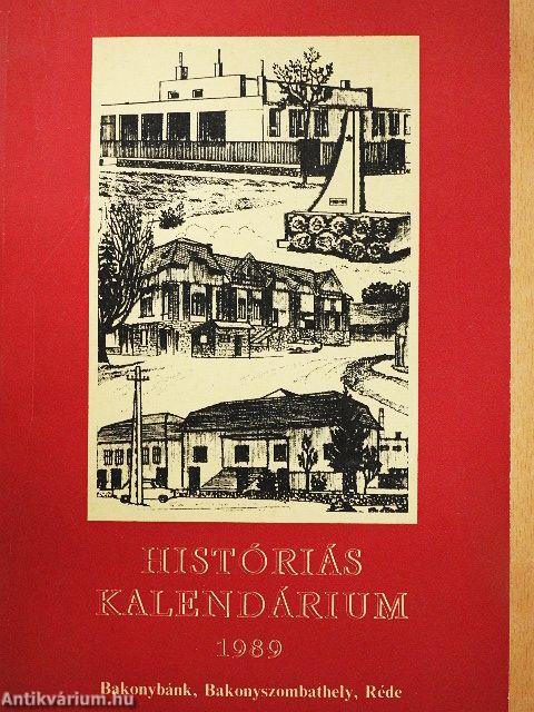 Históriás kalendárium 1989