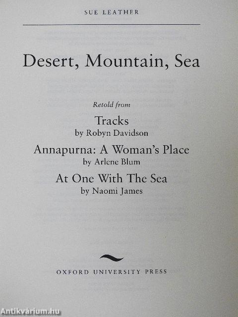 Desert, mountain, sea