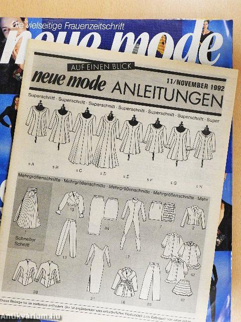Neue Mode November 1992