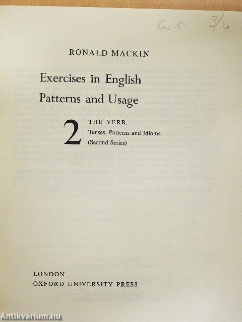 Exercises in English Patterns and Usage 2.