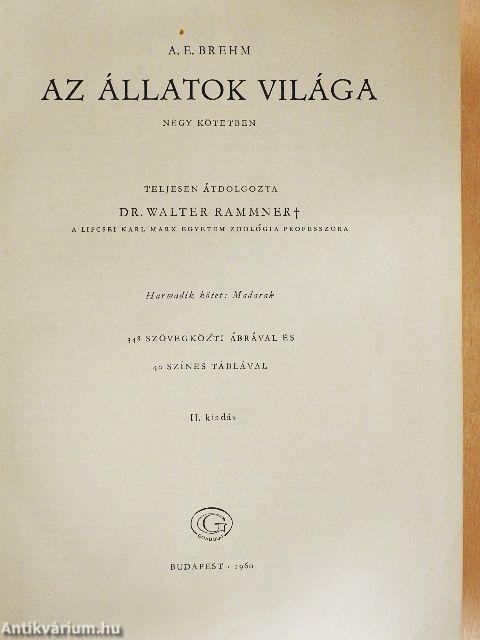 Brehm - Az állatok világa III.