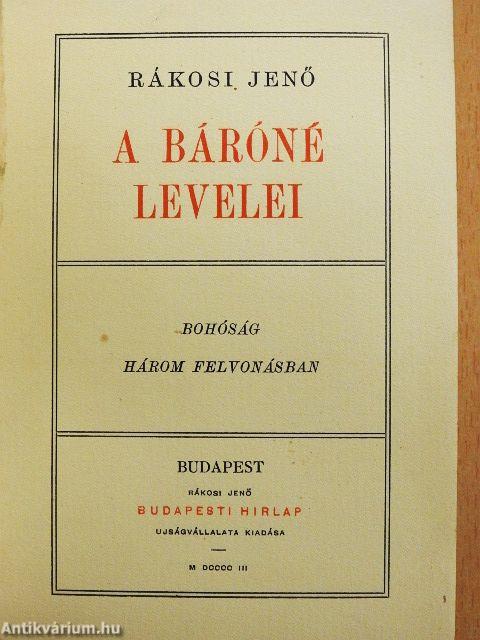 A báróné levelei