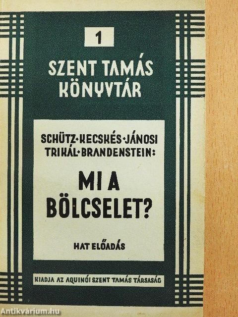 Mi a bölcselet?