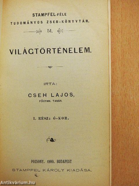 Világtörténelem I.