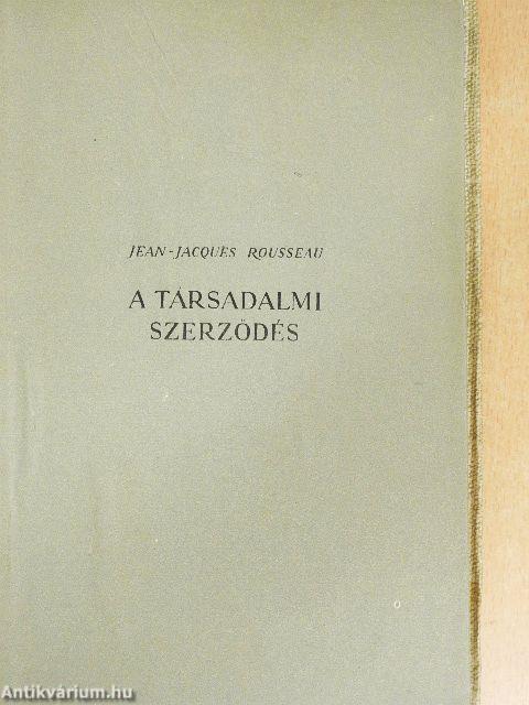 A társadalmi szerződés