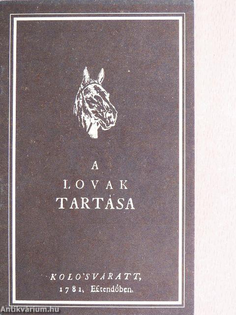 A lovak tartása