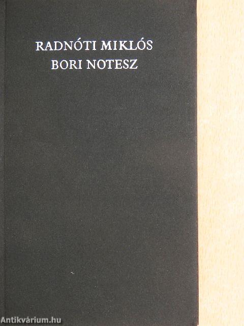 Bori notesz/Bori notesz melléklet