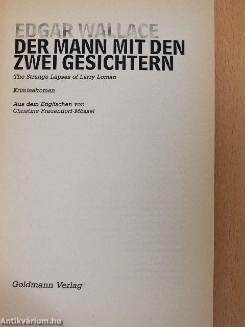 Der Mann mit den Zwei Gesichtern