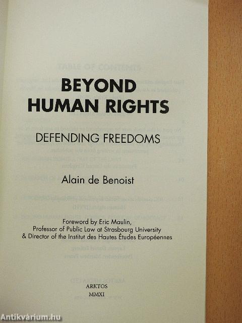Beyond Human Rights