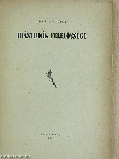 Irástudók felelőssége