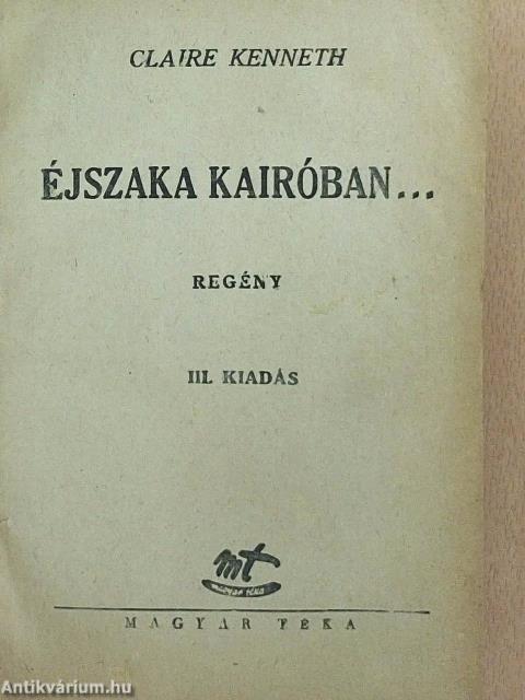 Éjszaka Kairóban...