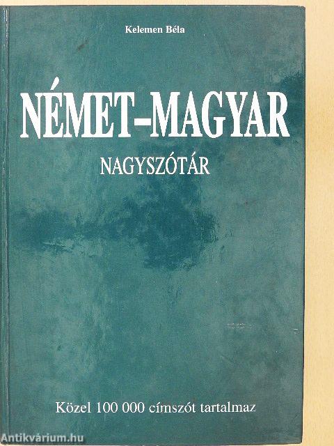 Német-magyar nagyszótár
