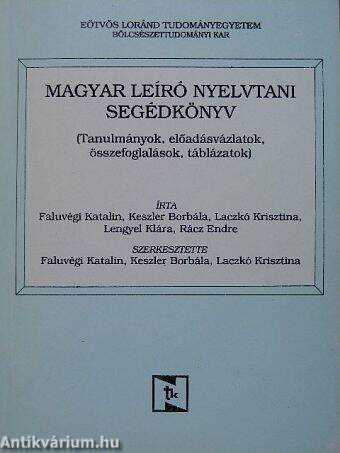 Magyar leíró nyelvtani segédkönyv