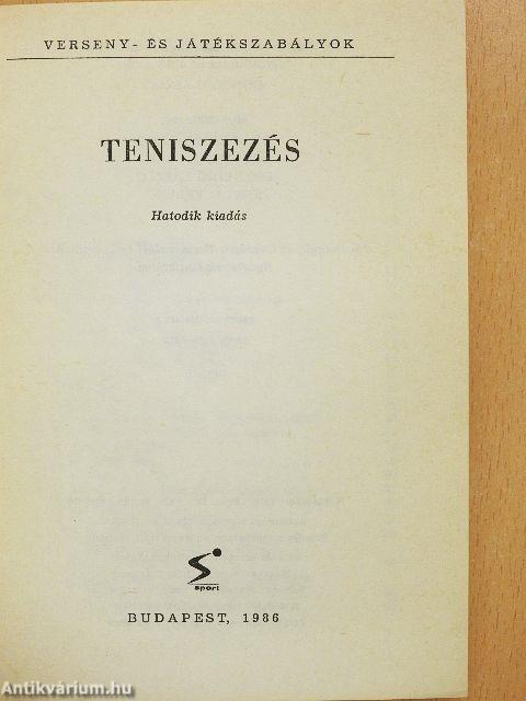 Teniszezés