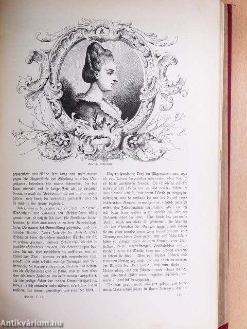 Goethes Werke V. (gótbetűs)