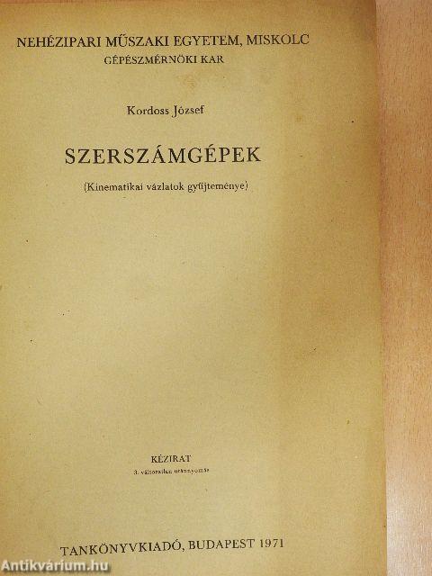 Szerszámgépek