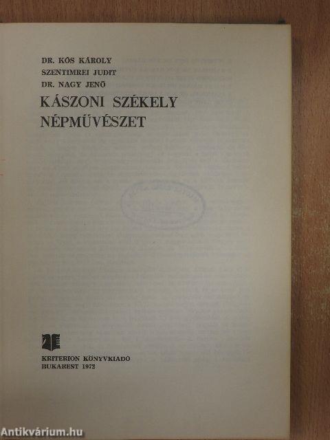 Kászoni székely népművészet