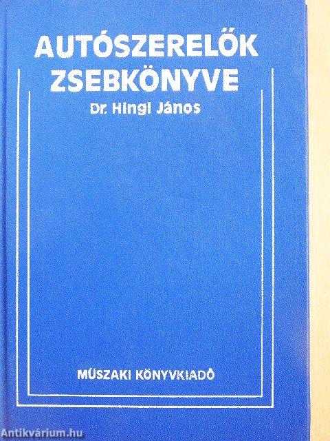 Autószerelők zsebkönyve