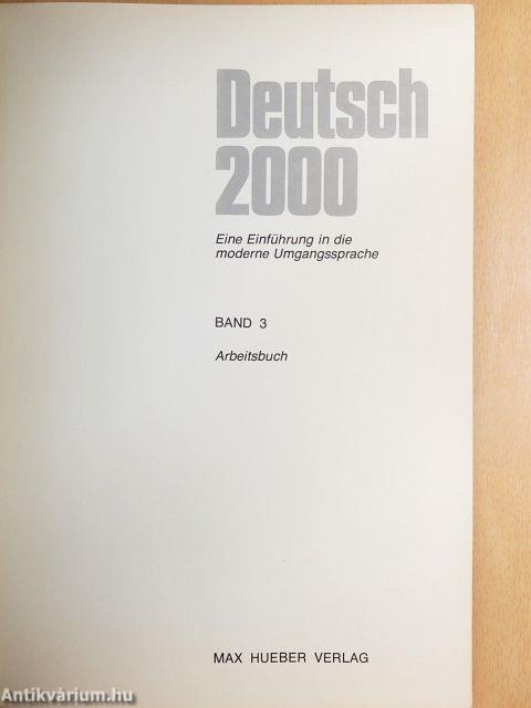 Deutsch 2000 3 - Arbeitsbuch