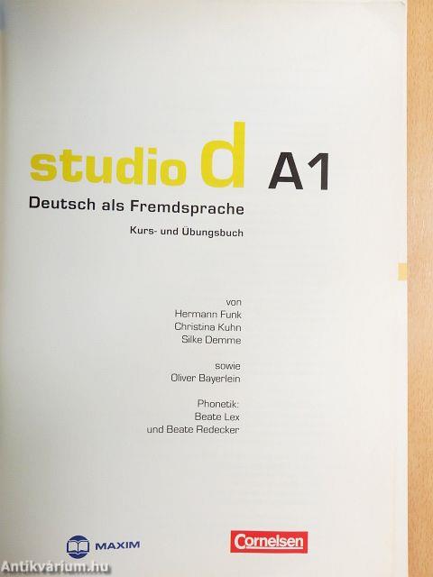 Studio d A1 - Kurs- und Übungsbuch - CD-vel