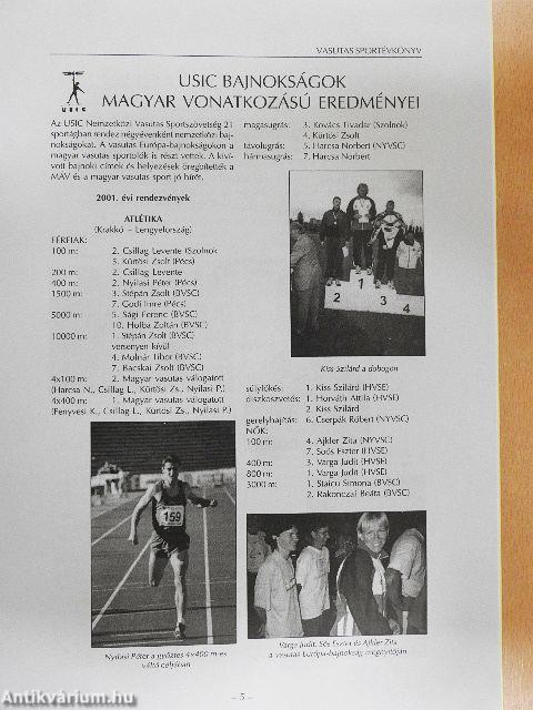 Vasutas sportévkönyv 2002