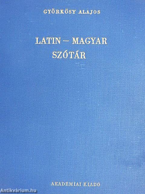 Latin-magyar szótár
