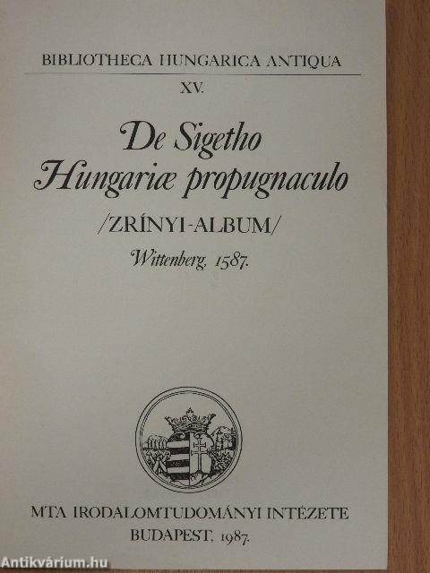 De Sigetho Hungariae propugnaculo