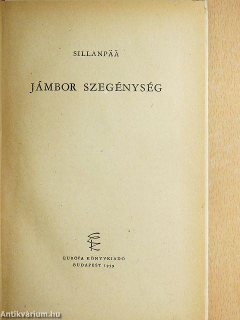 Jámbor szegénység