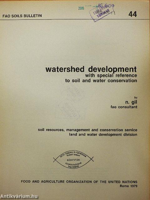 Watershed development