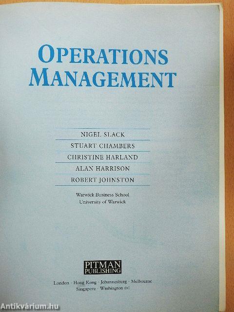 Operations Management