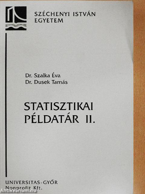 Statisztikai példatár II.