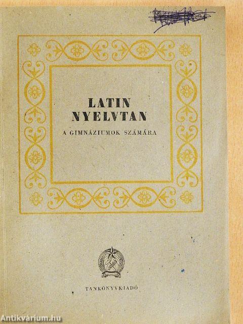 Latin nyelvtan