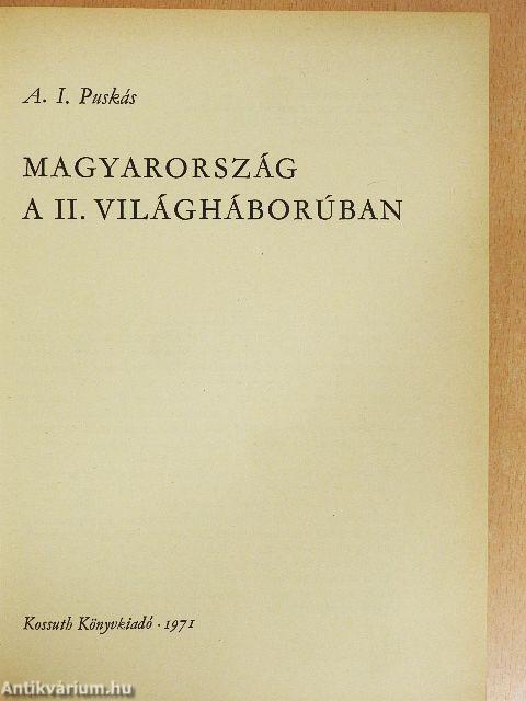 Magyarország a II. világháborúban