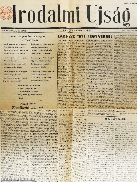 Irodalmi Ujság 1956. november 2.
