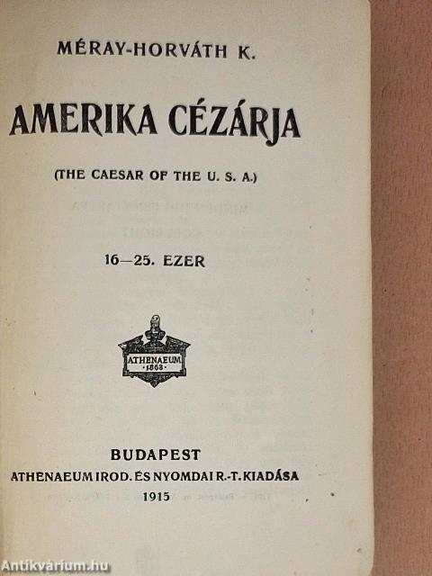 Amerika cézárja