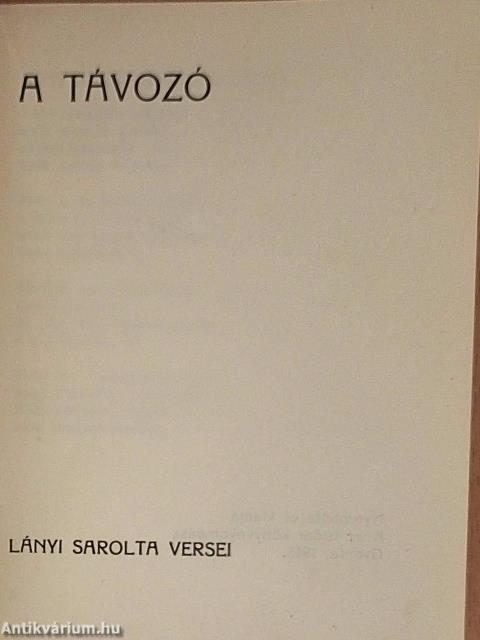 A távozó