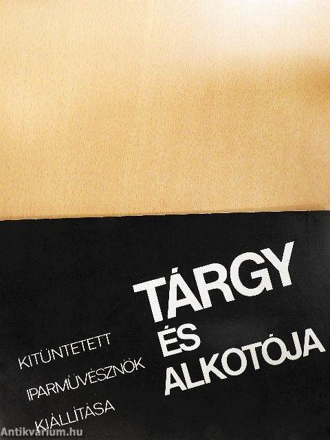 Tárgy és alkotója
