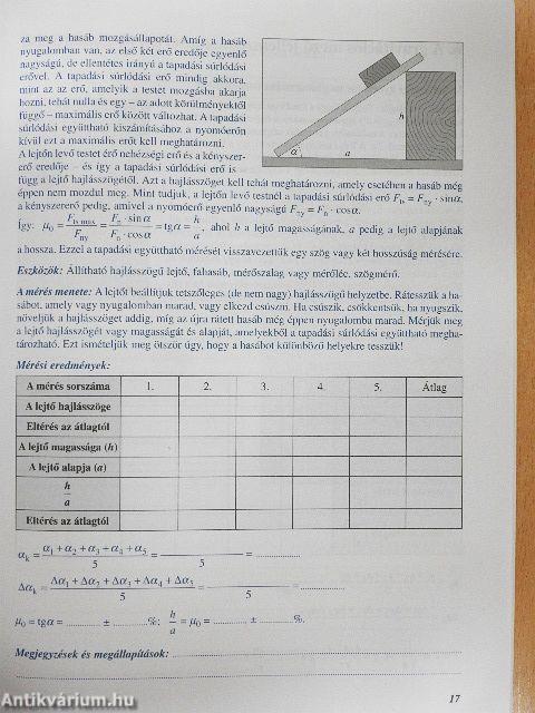 Fizika munkafüzet 11-12.