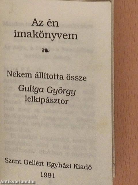 Az én imakönyvem
