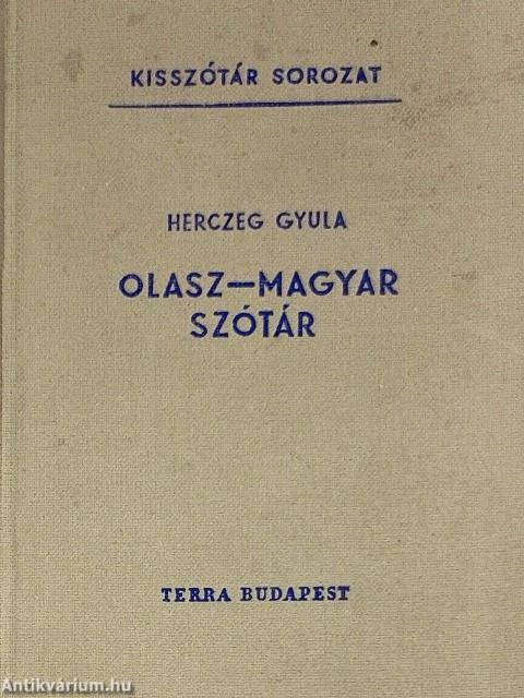 Olasz-magyar szótár