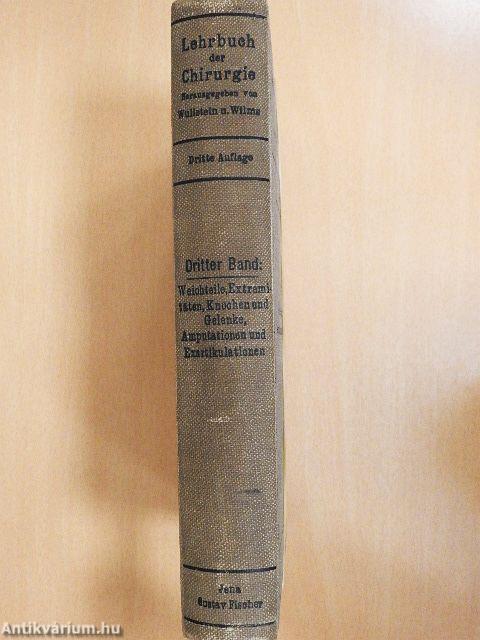 Lehrbuch der Chirurgie III.