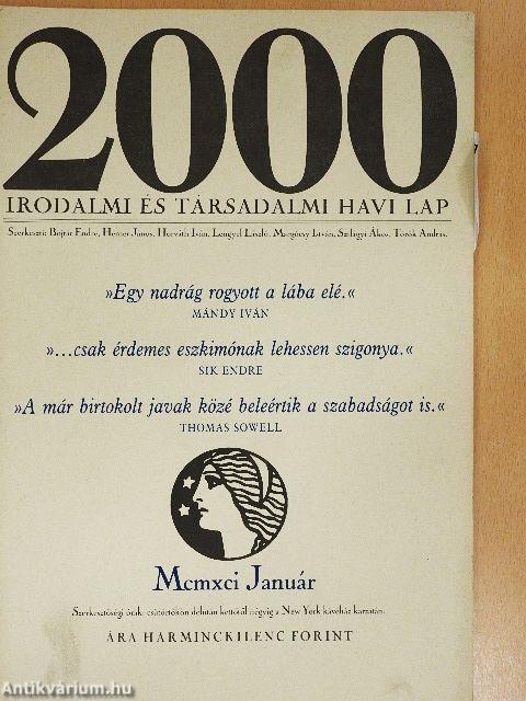2000 1991. január-december