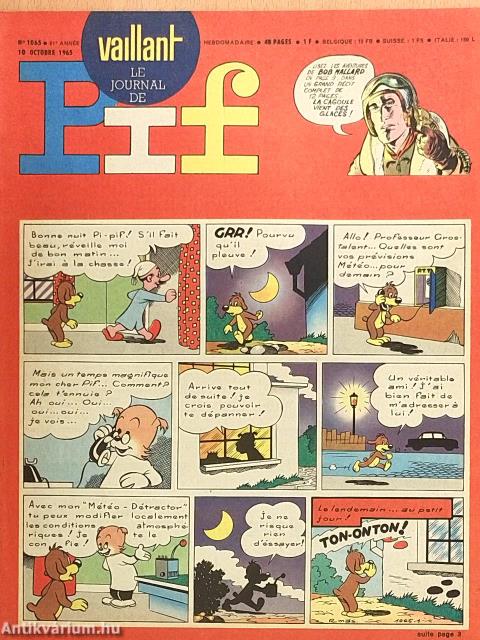 Pif 10 Octobre 1965