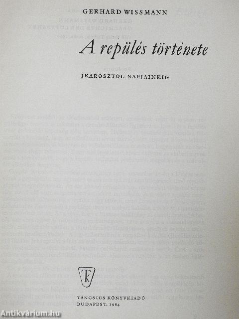 A repülés története