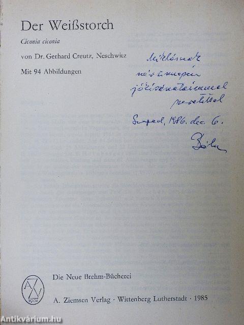Der Weißstorch