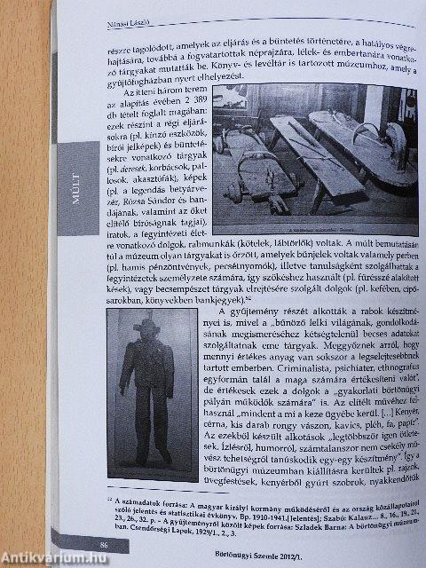 Börtönügyi szemle 2012/1.