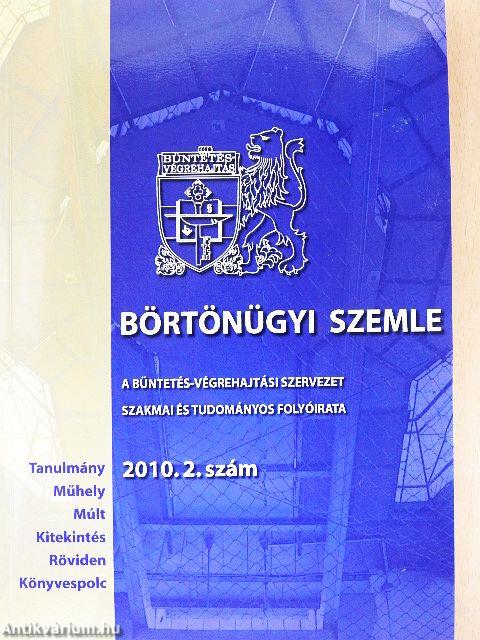 Börtönügyi szemle 2010/2.
