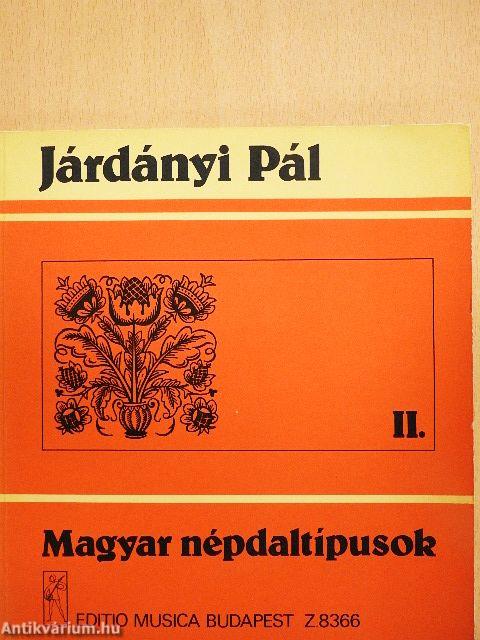 Magyar népdaltípusok II.