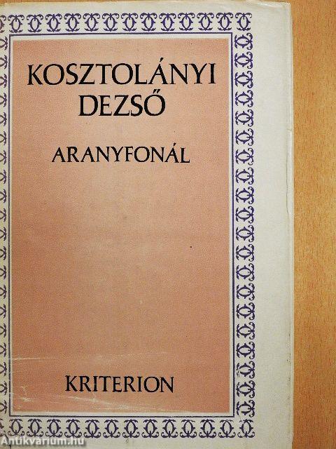 Aranyfonál